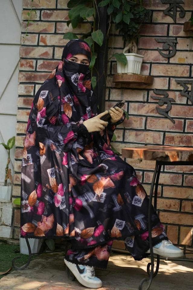 Stylish Premium Ready-to-Wear Khimar-Palazzo Set | 018